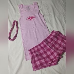 Duck Dynasty Pink Plaid Sleepwear Set